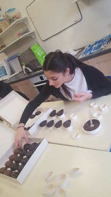 4- Montage des oeufs au chocolat