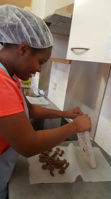 3- Séchage et  Démoulage des chocolats