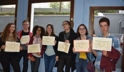 Remise du diplôme du brevet