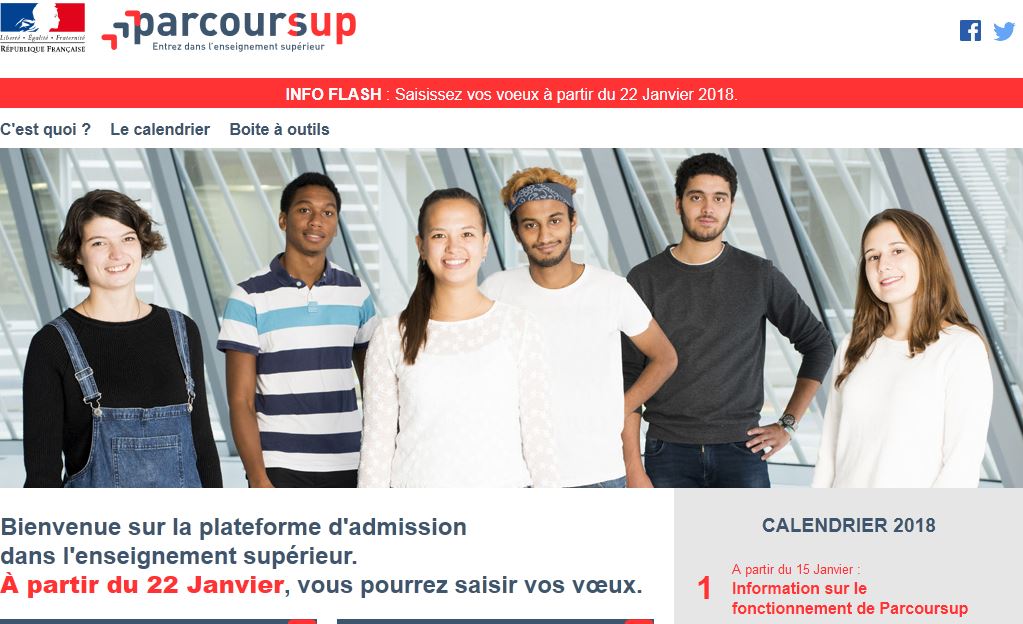 parcours sup le site